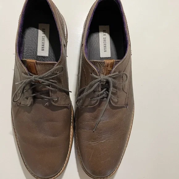 Ben Sherman | Shoes | Ben Sherman Brown Leather Oxford Shoes  display picture 3
